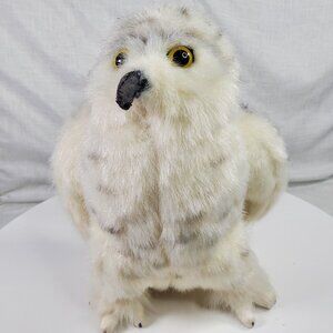 White Snowy Owl Plush Stuffed Animal 9"